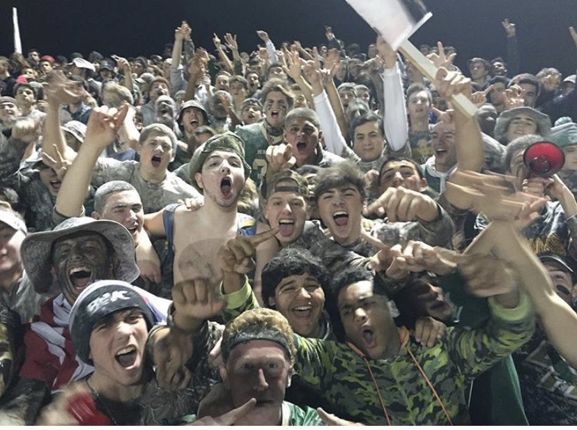 BHMangate's tweet photo. Football game tonight @ cranston stadium @ 7. Theme is camo. Tailgate starts @ 4 @ Hendricken 🦍😤 https://t.co/CAw1VGqN4b