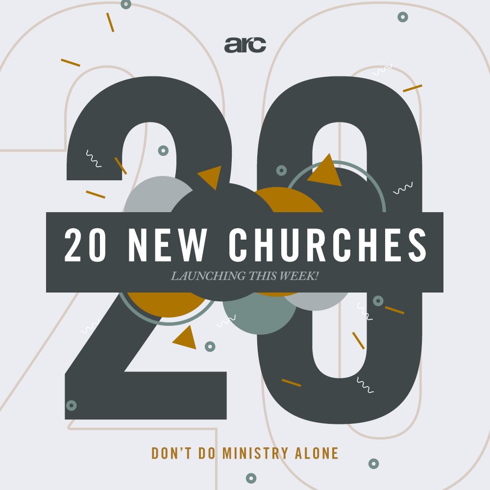 arcchurches's tweet image. This is a huge weekend across the #ARCFamily. 20 new churches are launching this Sunday! Our vision has remained clear; to see a thriving church in every community, reaching people with the message of Jesus. Please continue to pray for these couples as they continue this journey.