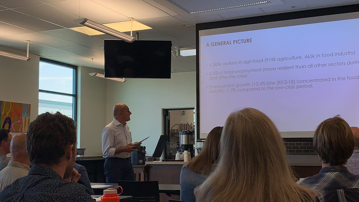 The Econ Dev team is learning about Italy’s Agrifood system.#italy2cali #foodfront