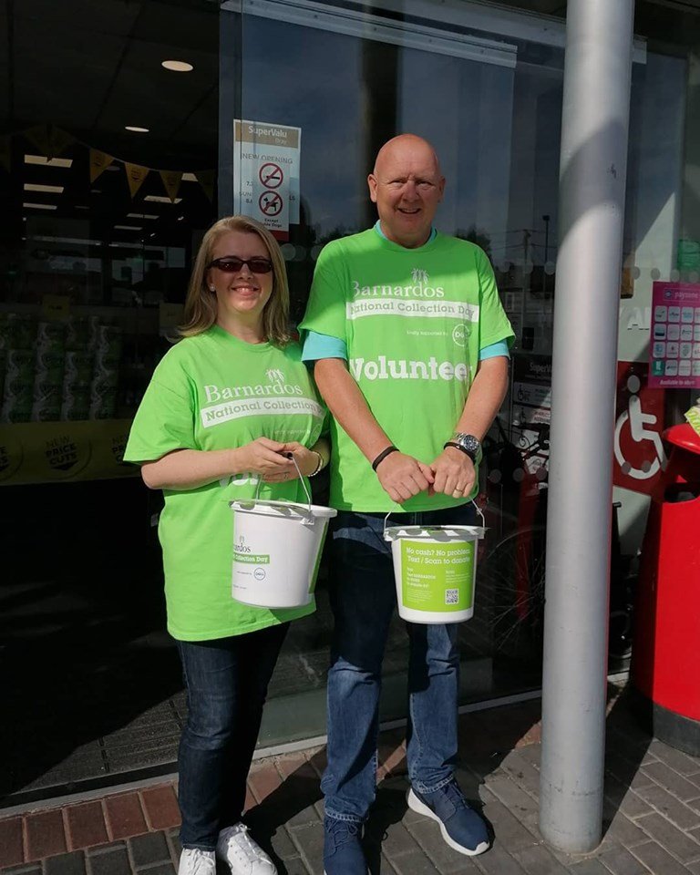 The green army is out in force today.
#SupportBarnardos <a href="/DellIreland/">Dell Ireland</a> <a href="/CareersAtDell/">Mimosa</a>