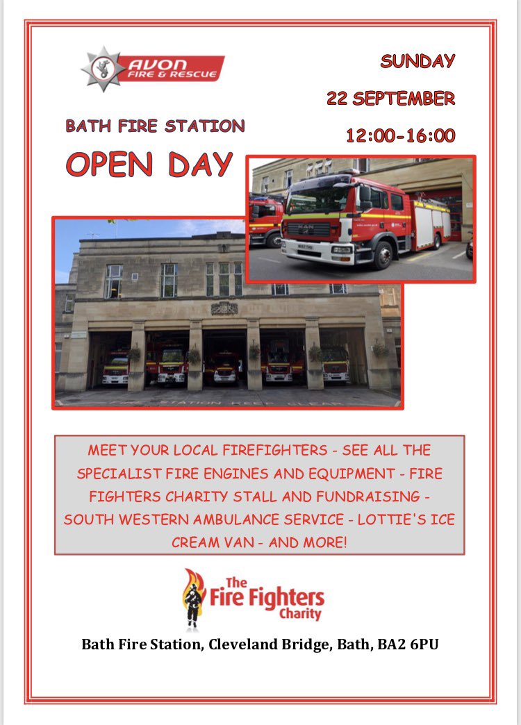 bcrawfy's tweet photo. Bath station open day!! @AFRSBath @AvonFireRescue https://t.co/8scT8c6DXa