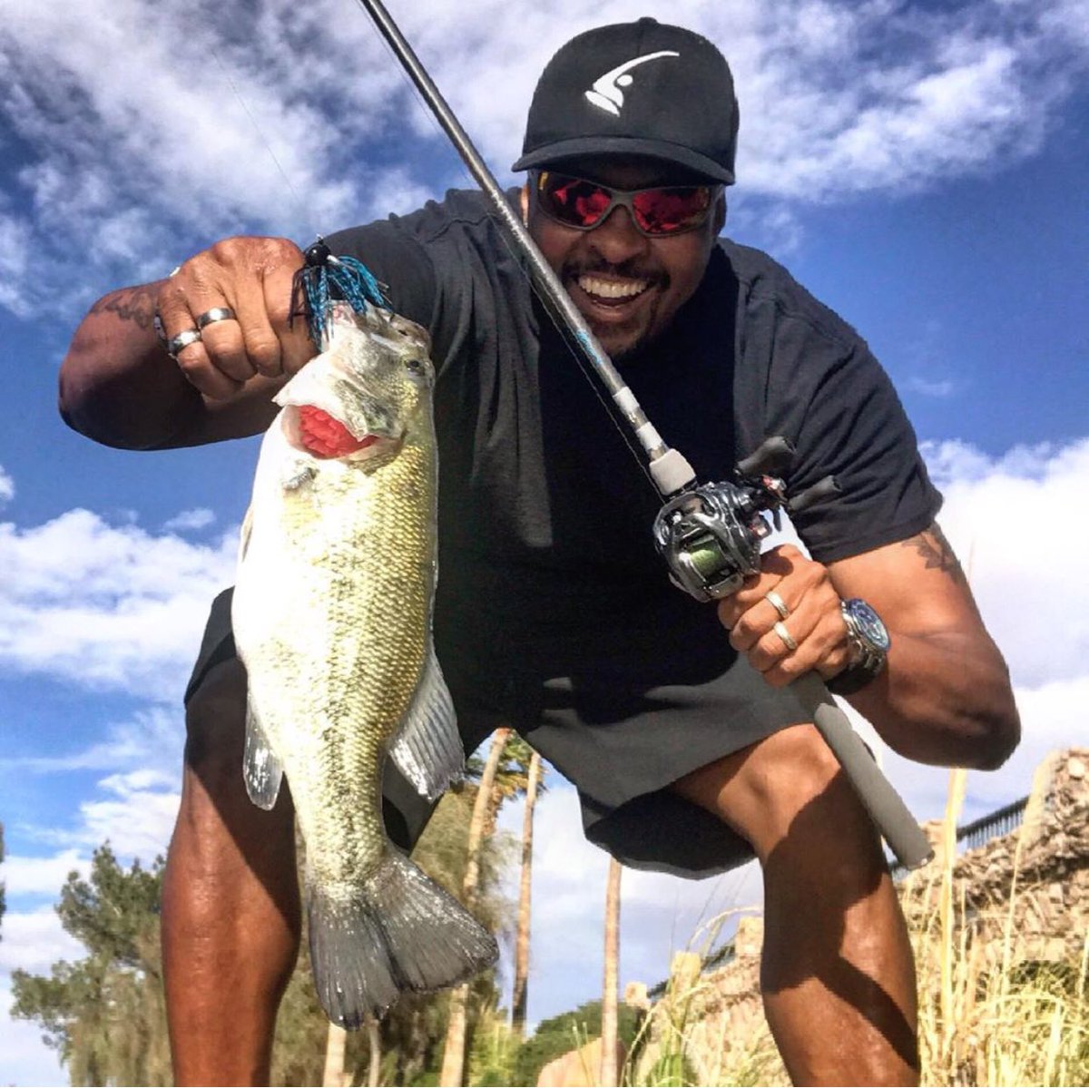 The Vibe is Primal! Silver Rodgers got it done with the black &amp; blue Primal Vibe!
#fishheadspin #fishing #bassfishing #primalvibe