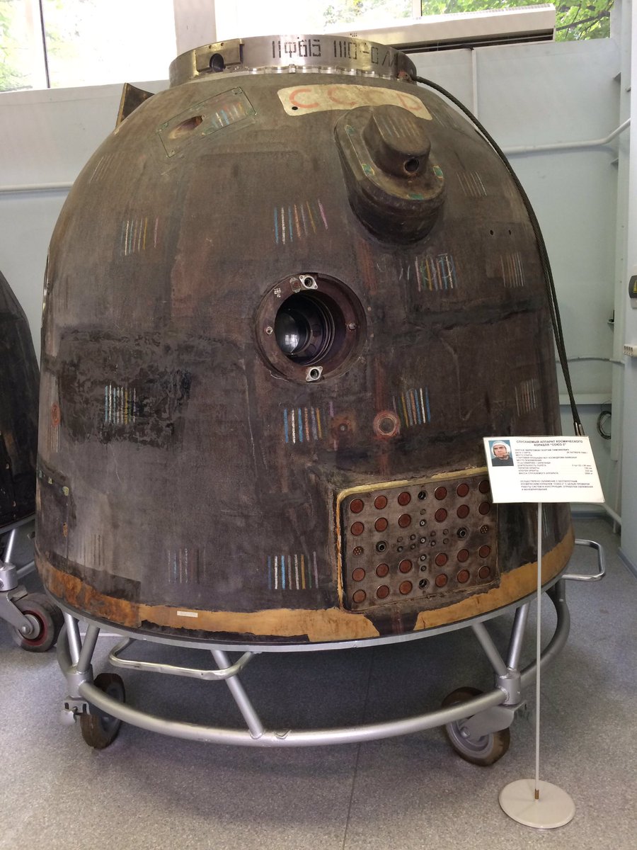  #Soyuz3 (Soyuz 7K-OK) capsule, flown by G. Beregovoy. The whole capsule is covered with groups of coloured marks, of different number and in different order. I don't know what they are for, the guide unfortunately couldn't answer this question. Can you help to solve this mystery?