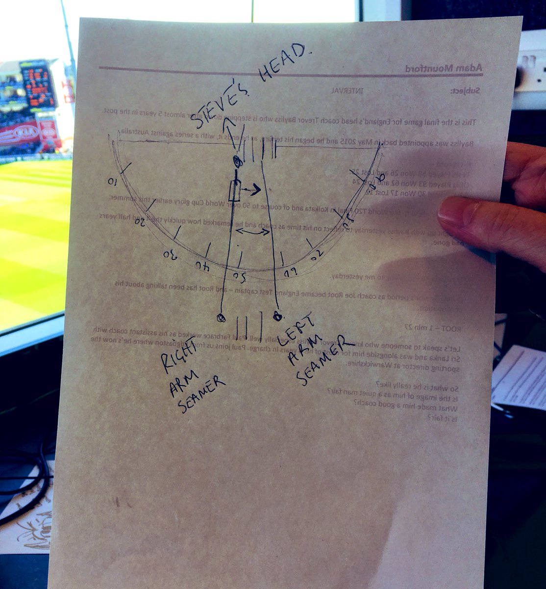 bbctms's tweet photo. Here’s the @philtufnell plan to dismiss @stevesmith49. 

Thoughts? 

https://t.co/VHfGBywf2m

#bbccricket #ASHES https://t.co/hbW1hzAPqL