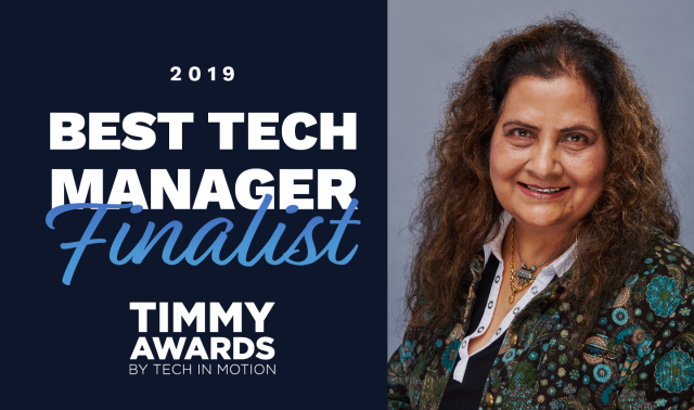 NetAppActiveIQ's tweet photo. We’re excited to have @NetAppActiveIQ's and @NetAppWIT's Anita Jindal in the running for the #TimmyAwards Best Tech Manager race! Cast your vote today, to help get the trophy for an A+ leader: https://t.co/REcnAf7sXR https://t.co/C3oALpwiu9