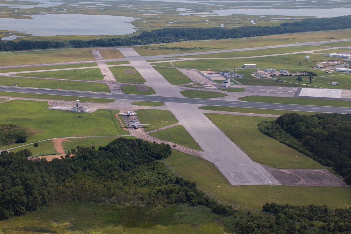 wboc's tweet photo. #Chopper16 flying by @NASA_Wallops Flight Facility in Accomack County. It started in operation in 1945 and conducts roughly 50 missions every year https://t.co/8jzxZ4mrvB