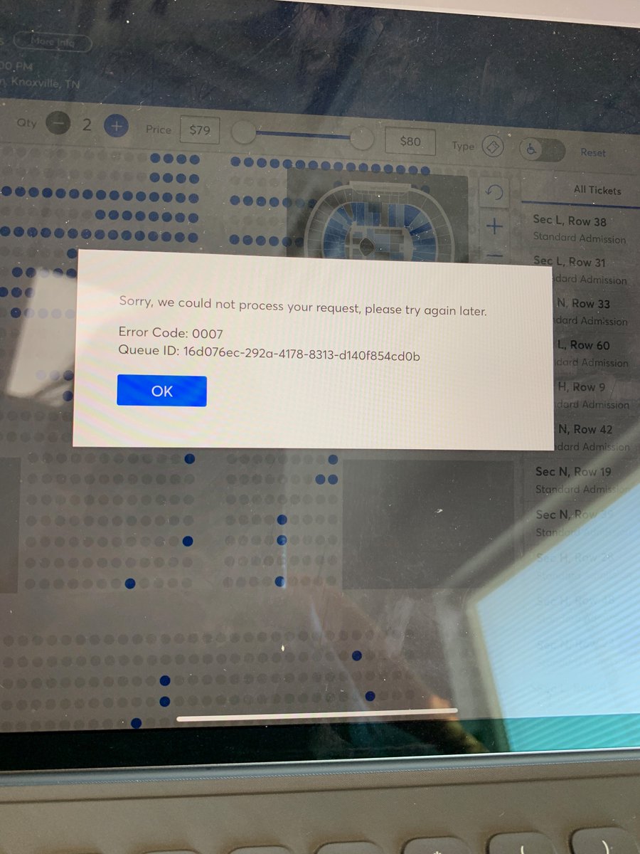 johnnymackcodes's tweet image. Big fail @Ticketmaster @TMFanSupport. Tried to get @GarthBrooks tix, and this ... but the scalpers already have tickets on Stubhub. Cleared cookies, logged out, different browser. Ugh. Every time I try to get tickets for my all-time fav ... #concertfail