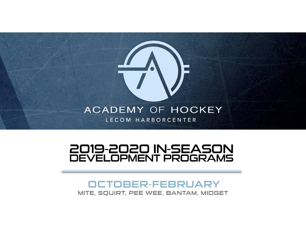 Our in-season programming has been released! Click the link to read about our program offerings and register to claim your spot today! lecomharborcenter.com/academy-of-hoc…