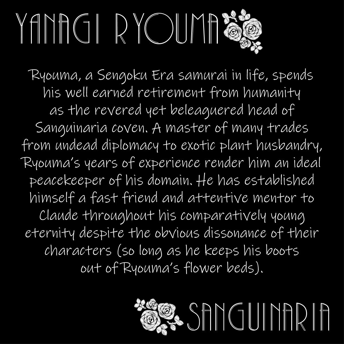 SanguinariaVN's tweet photo. Thought we'd #tbt to Ryouma! A Sengoku Era samurai in life, he spends his well earned retirement from humanity as the revered yet beleaguered head of Sanguinaria coven. (Guess whose sprite is next? 😉)

#SanguinariaVN #visualnovel #vndev #indiegames #vampire #eblg https://t.co/kDRJQ4omM8