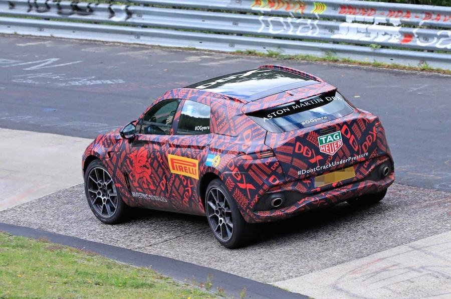 Aston Martin's new DBX SUV is edging closer to its reveal, with the latest batch of Nürburgring spyshots showing the interior for the first time buff.ly/2zq5LA8