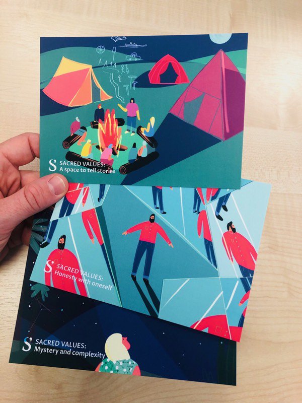 sacred_podcast's tweet photo. 🏆 COMPETITION TIME 🏆 

Last chance to win a personalised illustration by @emilydowne___. Share your own photo from The Sacred Live event OR retweet this image with your answer to the question 'What is your sacred value?' and #sacredlive. 

Entries close at midnight tonight. https://t.co/Dte94m2Dek