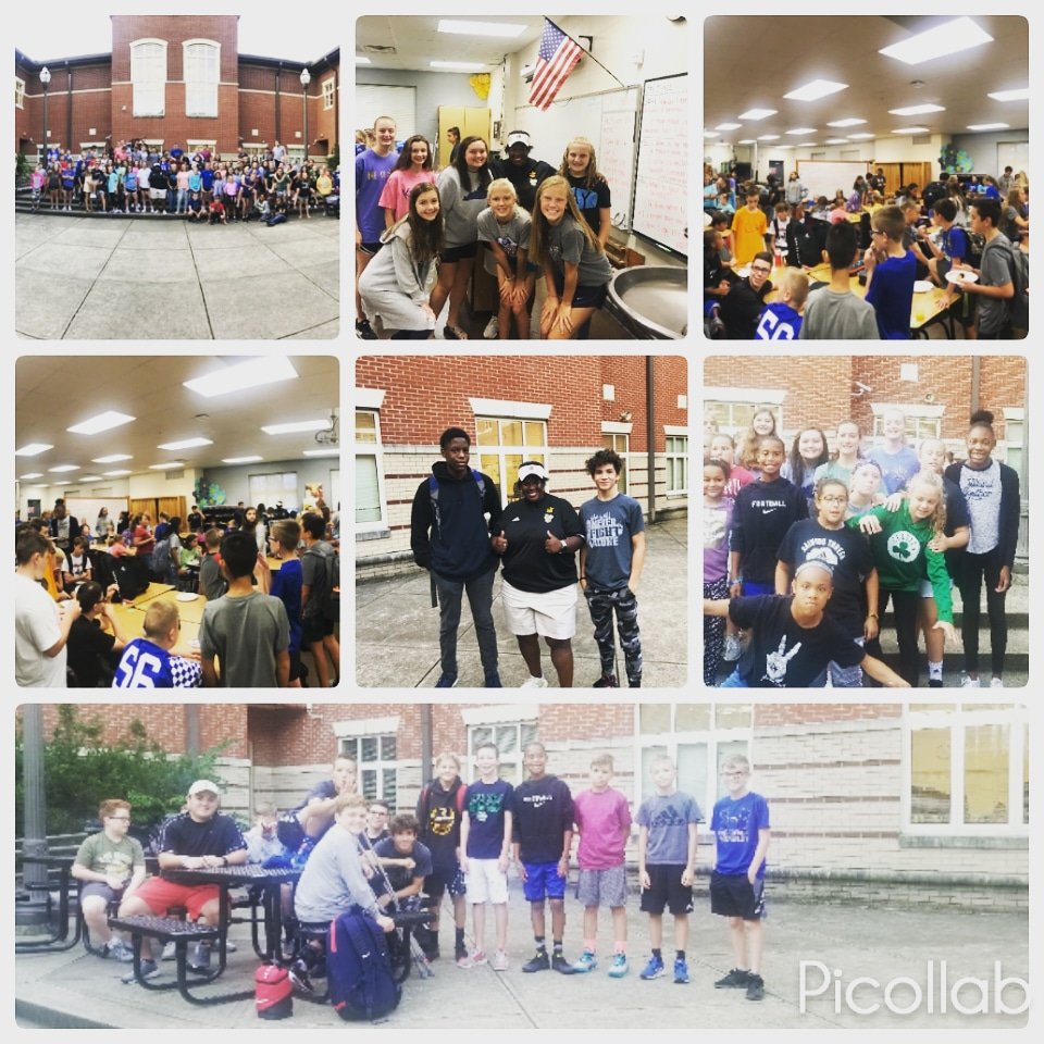 CoachBug24's tweet photo. #fellowshipofchristianathletes #WoodfordCountyMiddleSchoolFCA Beautiful Friday Morning started off with this crew of 105 students coming to hear God's word and Fellowship b4 school!!!!#LetsGo2019 @BethMooreLPM @woodfordsuper https://t.co/QtCUGs0cTS