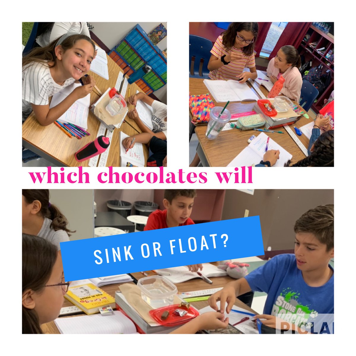 LorenaHdzY's tweet image. Making learning fun and tasty! #relativedensity #lab #5th #chocolateyespls