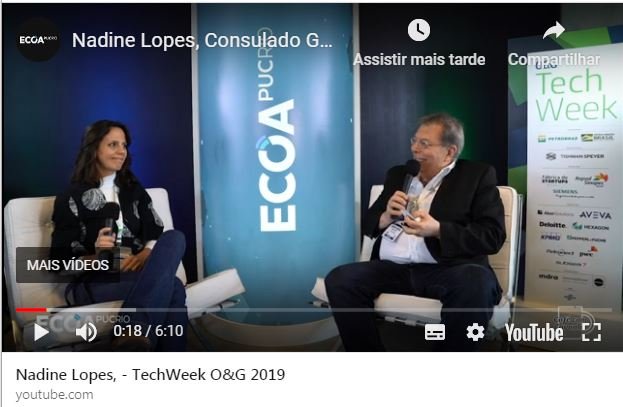 NadineALopes's tweet photo. Canadian Trade Commissioner Service attends Oil &amp; Gas Tech Week 2019 in Rio and talks about the Canadian industry in an interview to ECOA PUC-Rio, @IBP, https://t.co/XQoPvHxUBo https://t.co/UFFBZuHWfv https://t.co/84qLkFOTNv