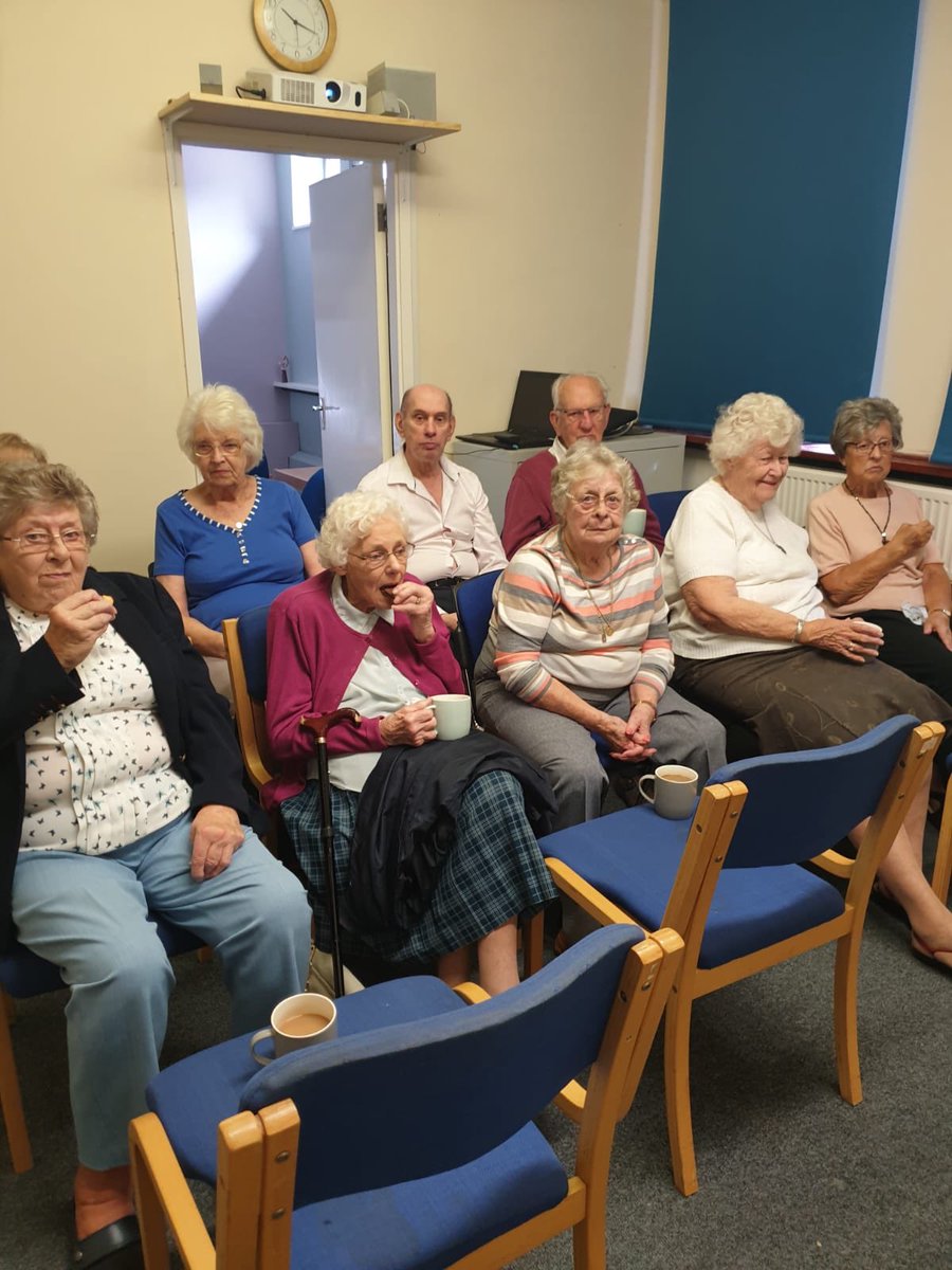 SwaleCVS's tweet photo. Great attendance at our film club today. Thanks to @KentCommunity for funding this project, helping combat social isolation across Swale https://t.co/MTE2FNcMLK