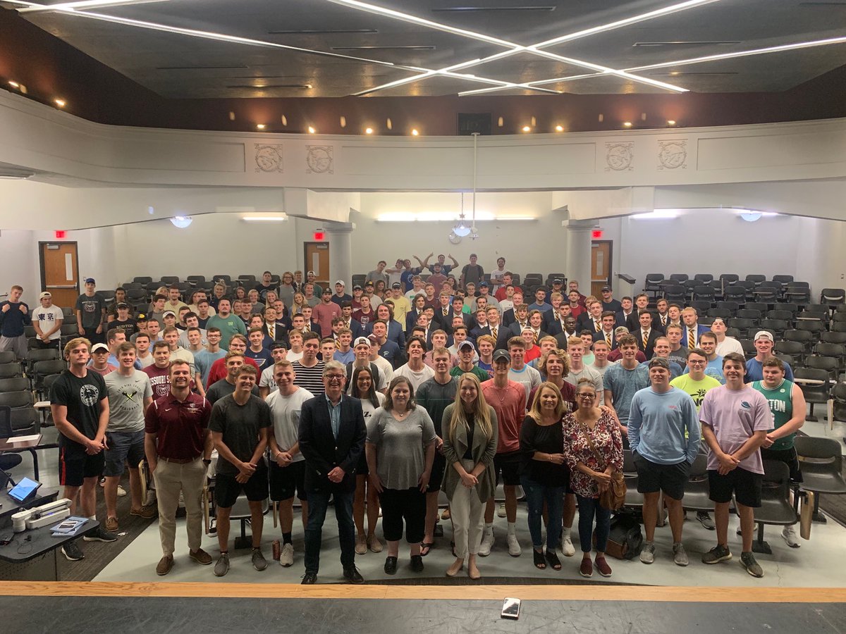 MOStateSigEp's tweet photo. Another fantastic mental health event with @MSU_Pikes last night. Let’s continue the conversation at the Sig Ep house for a pasta dinner from 5-8. Together, we can end the stigma surrounded around mental health. https://t.co/0y8dCjDVnf