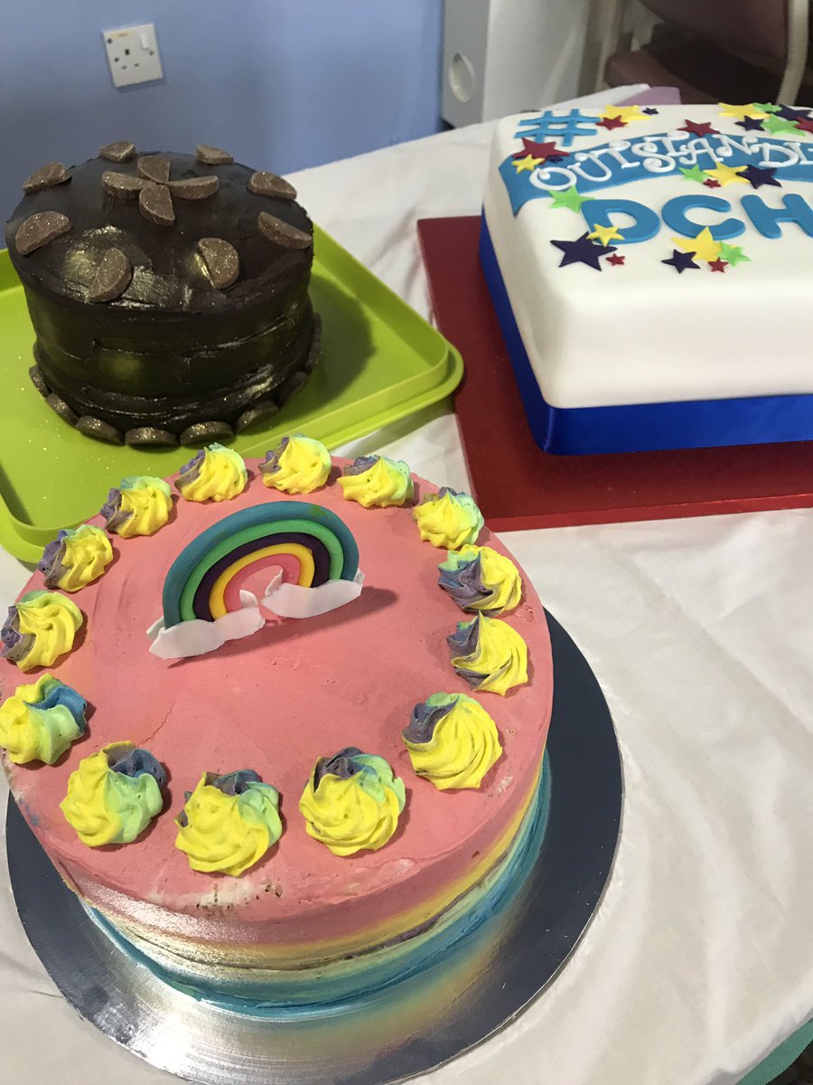 DCHStrust's tweet photo. We had some outstanding and cheeky entries into Ilkeston’s Bake Off this morning. Thanks to our chairman Prem Singh, non executive director Julie Houlder and Betty Chadwick from the Ilkeston League of Friends for their expert judging #DCHSCommunityWeek https://t.co/MytYnTegia