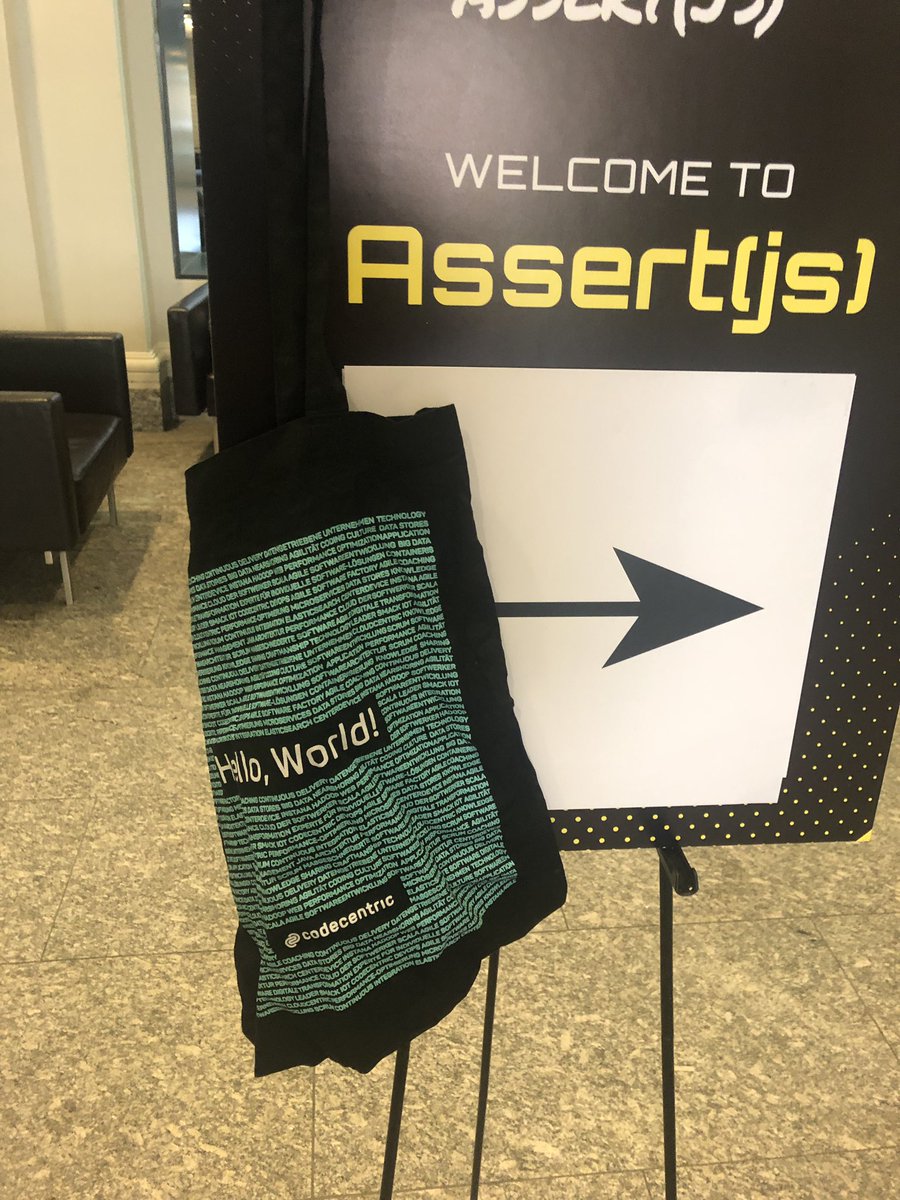 holgerGP's tweet image. Wow! #assertjs has been such an amazing experience for me!
Thx to all the speakers, the people I met there, @pauldowman and the crew for setting this up perfectly and to @codecentric for being awesome and letting me attend this conference.
#lovemyjob #javascript #testing