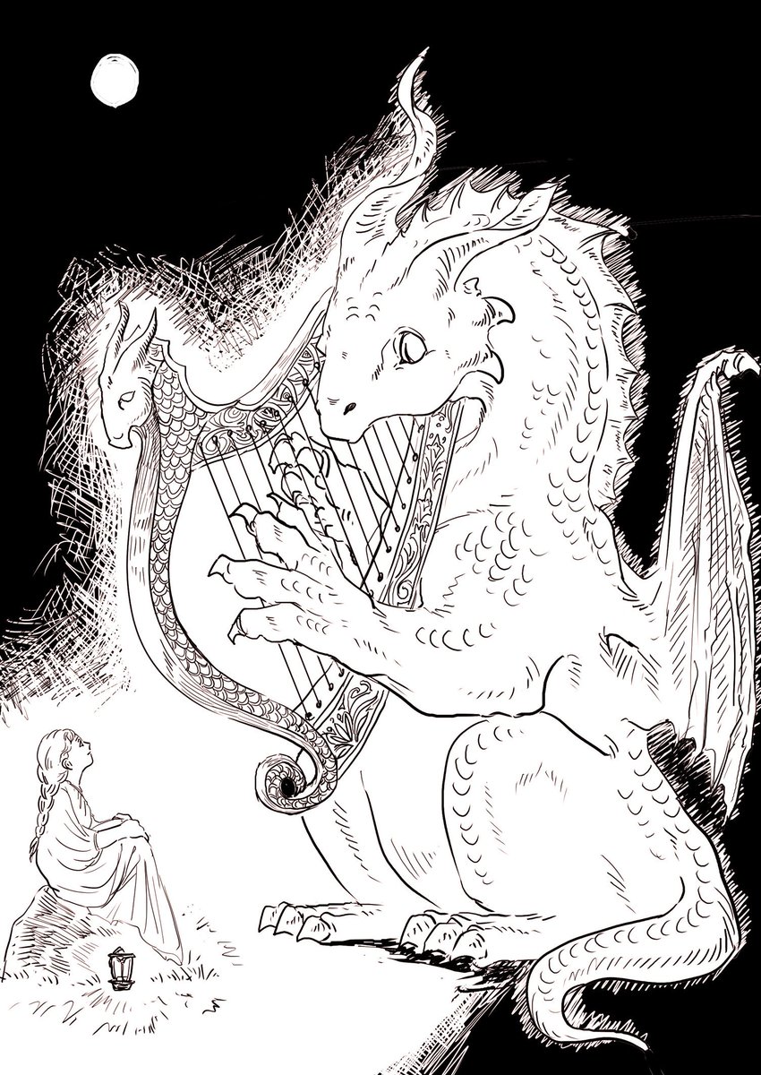 #人外版深夜の真剣お絵描き60分一本勝負
毎年ひとりぼっちの秋の夜長の演奏会。今年、初めてお客さんが来てくれました。ちょっと緊張しました。 