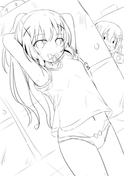 [Sketch] Kafuu Chino - GochiUsa
moar practice to get used with my new pentab.
#practice #Sketch #GochiUsa #KafuuChino #ChinoGochiusa #loli #pantsu #ponytail 