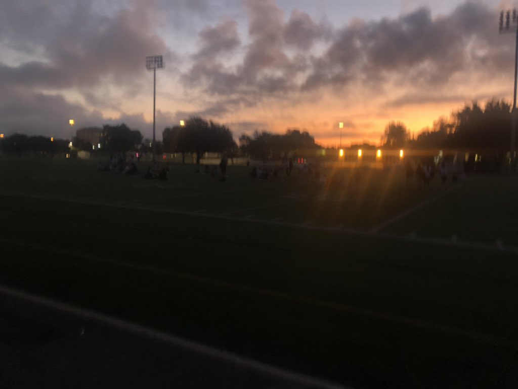 Congrats to the Westwood Seniors holding the first ever Warrior sunrise. Awesome activity, hope to see you all at sunset #wariornation