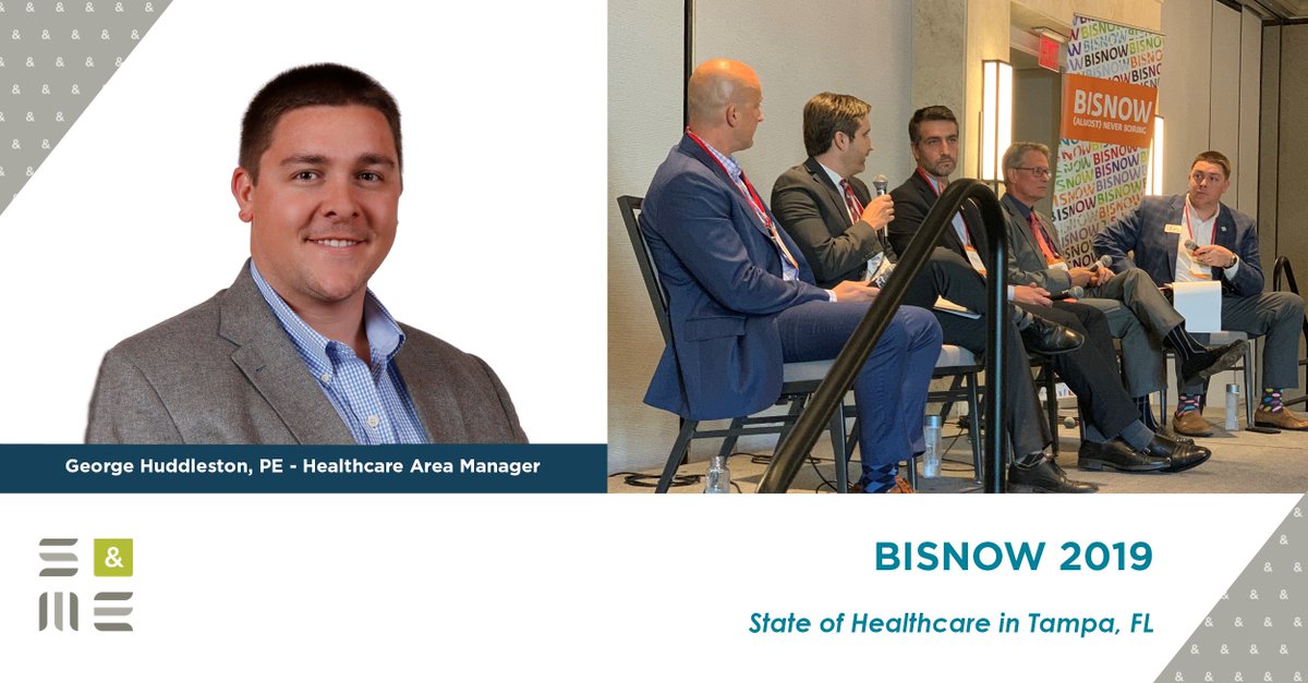 sme_engineering's tweet photo. #Orlando’s own George Huddleston served as a moderator for the @Bisnow “State of #Healthcare in #Tampa” program on September 10th. Did you know that S&amp;ME’s Healthcare practice serves clients all across the country? https://t.co/Y76tCPv02Q  #BuiltForVersatility https://t.co/ahLPwbPlUz
