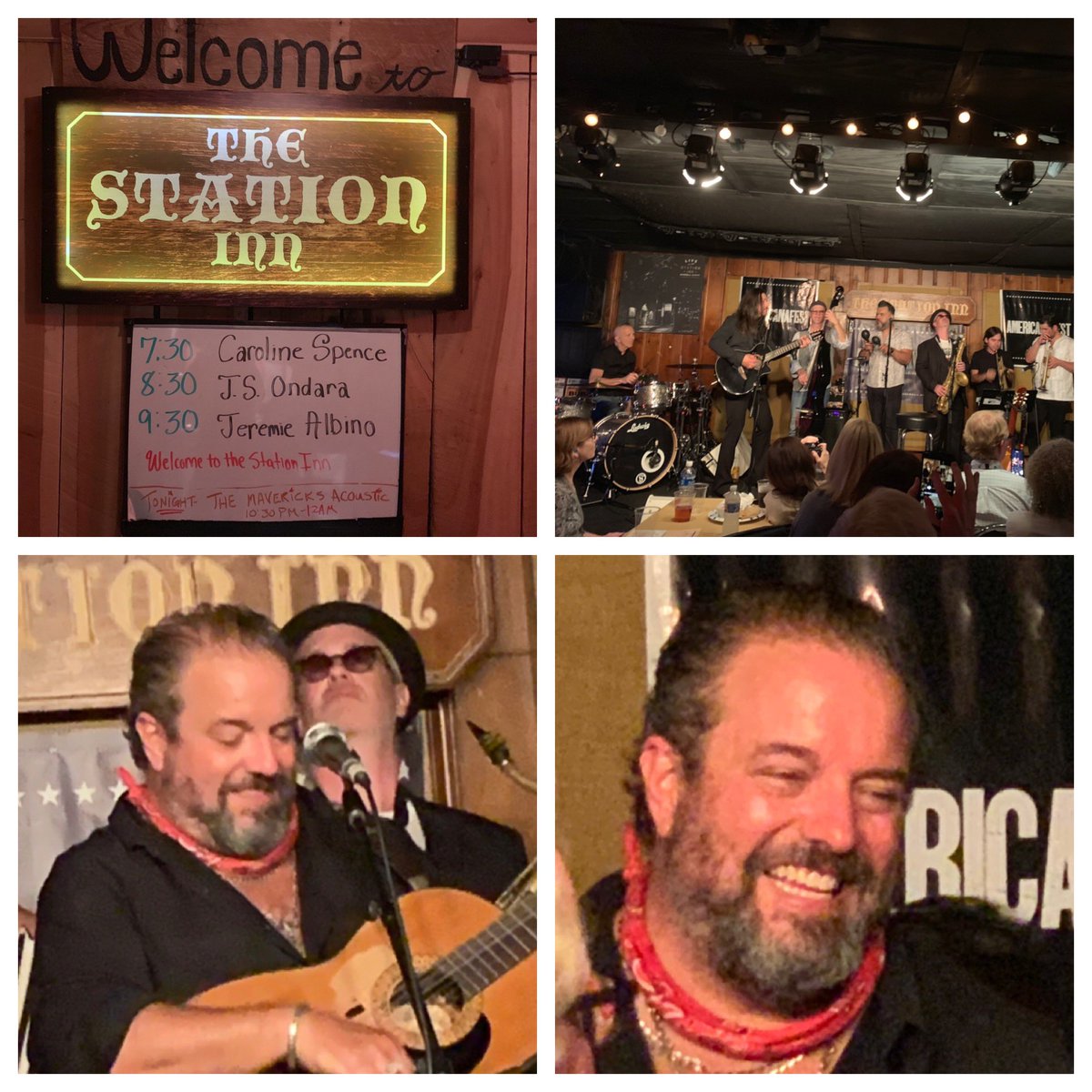 The ⁦<a href="/MavericksMusic/">The Mavericks</a>⁩ were INCREDIBLE. 🎶 Felt grateful to be there. #AmericanaFest 9.12.19 🏆