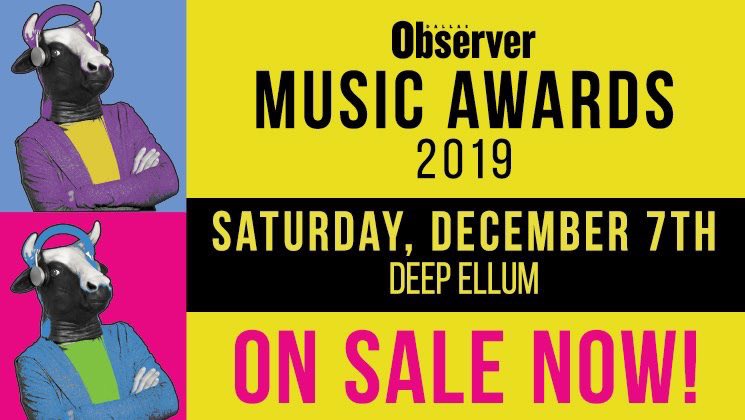ObserverMKTG's tweet photo. #DOMusicAwards tickets are ON SALE NOW. 

For just $10 you can have access to multiple venues showcasing some of Dallas' best talent. Get your tickets here → https://t.co/bAYWUsBBia https://t.co/T1cnkX1edM