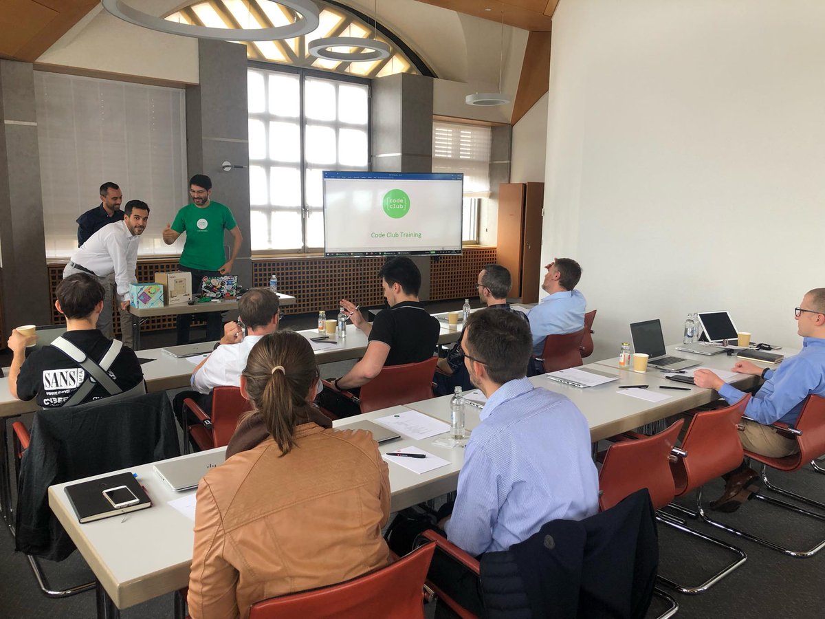 spuerkeess's tweet photo. Today our in-house trainers of the Spuerkeess Code Club have been briefed. In the next months, they will teach groups of children how to program in a playful way. More information can be found at https://t.co/CWrs8BpPa7 #spuerkeesscodeclub #futureready https://t.co/8FPzeICLPe