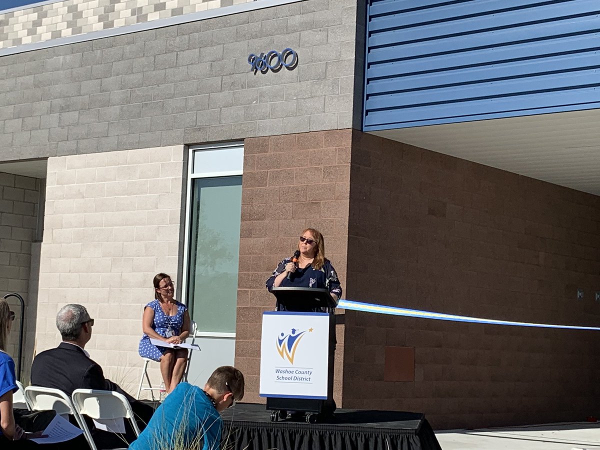 SOSWashoe's tweet photo. Latest school opening. Nick Poulakidas Elementary in SE Reno. https://t.co/tRBEU6hMCi