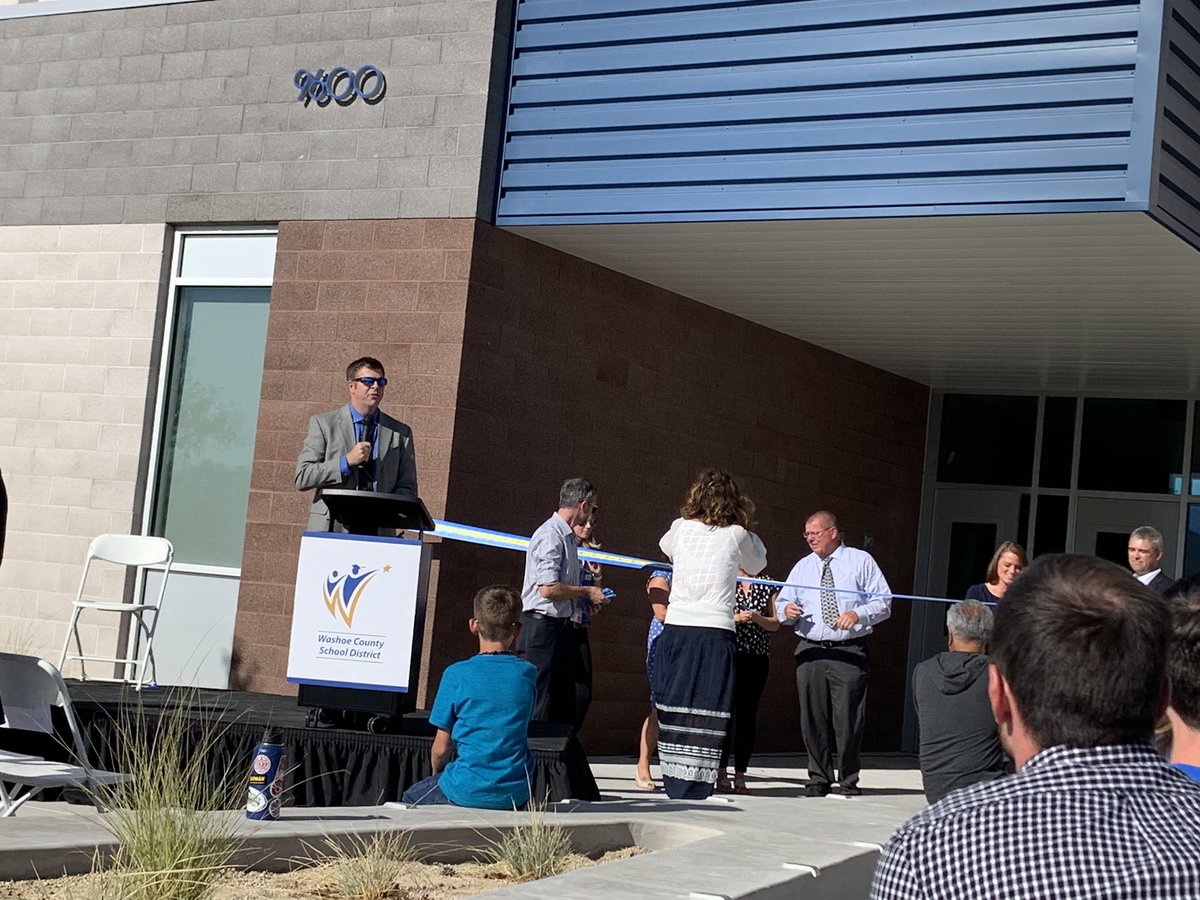 SOSWashoe's tweet photo. Latest school opening. Nick Poulakidas Elementary in SE Reno. https://t.co/tRBEU6hMCi
