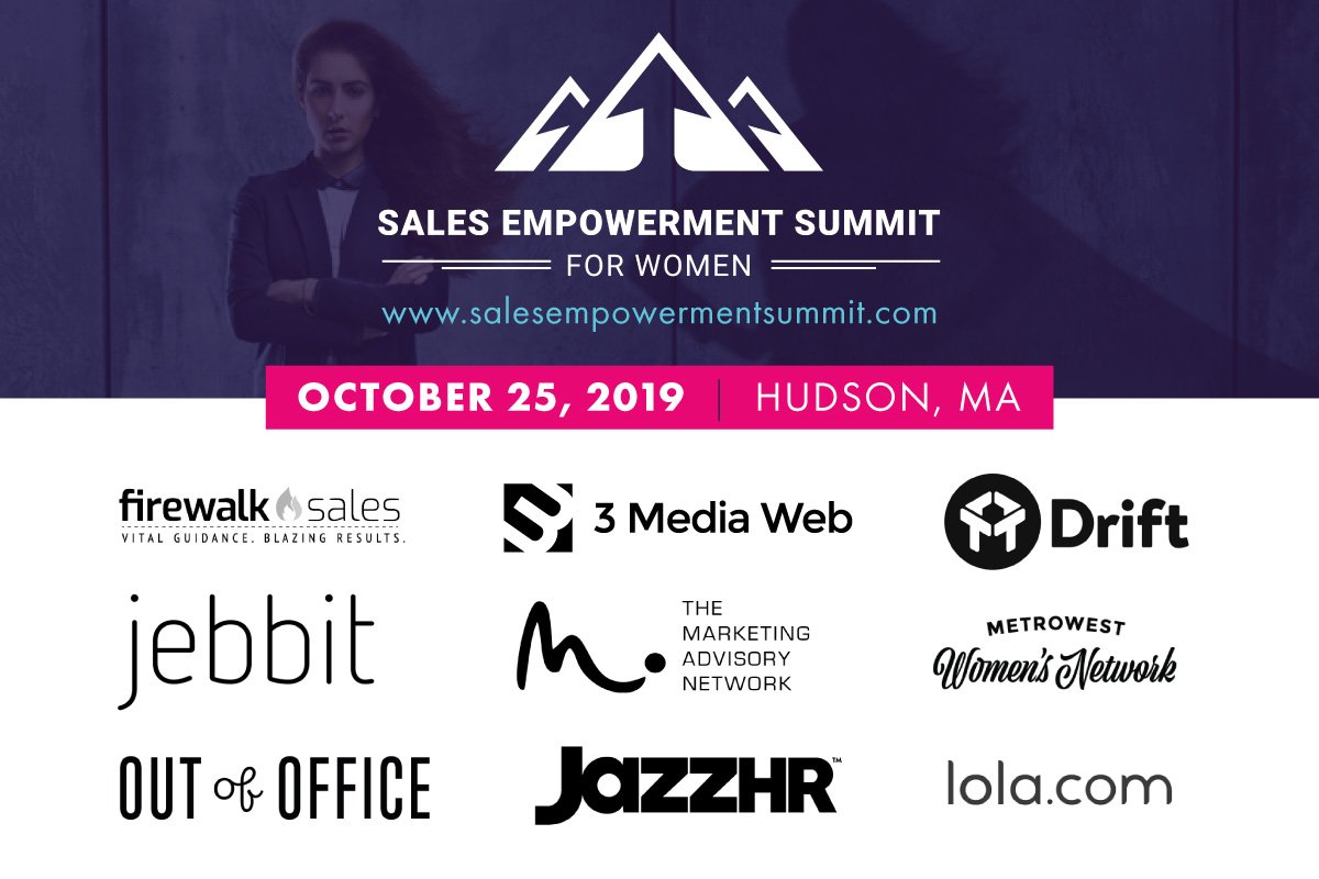 Join us for this great conference!
salesempowermentsummit.com
<a href="/Drift/">Erika Bassuk</a>  <a href="/CharleneIgnites/">Charlene Ignites 🔥</a>  <a href="/3mediaweb/">3 Media Web</a> <a href="/Jebbit/">Jebbit</a> <a href="/samanthastone/">samanthastone</a>  <a href="/LolaTravel/">Lola Travel is now Lola.com</a>  @JazzDotCo  <a href="/OutOfOfficeCo/">Out Of Office</a>