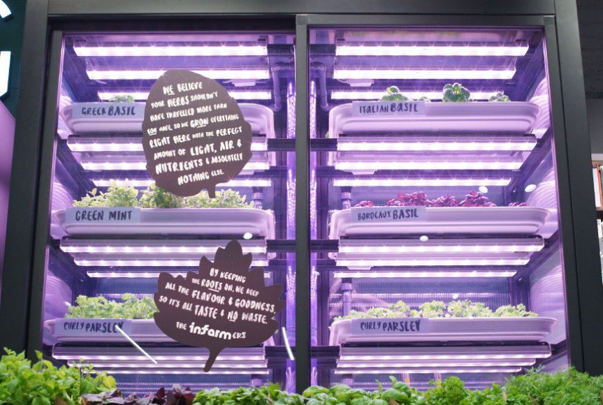 FPJlive's tweet image. M&amp;amp;S lunch in-store vertical farm ow.ly/daV5101LDy7