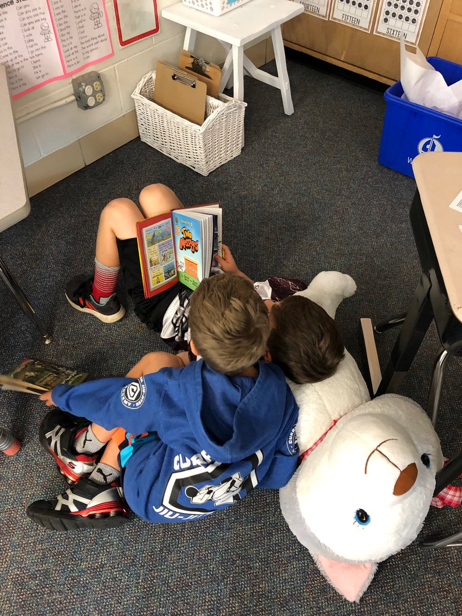 mrsjacksonNorth's tweet photo. Buddy ready FriYAY!! #friendsandbooks #northpride https://t.co/SnF4zuMi1G