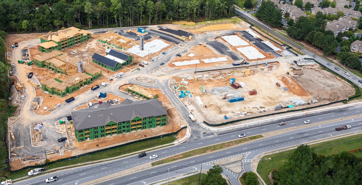 McShaneTweets's tweet image. Our Auburn team is hard at work on Hillside Apartments in Grayson, GA for owner, @Southcityptnrs. Construction continues on the clubhouse and buildings 2000-6000, with framing expected to begin soon on all other buildings.

Architect: @DynamikDesign 

#MCC #ConstructionUpdate