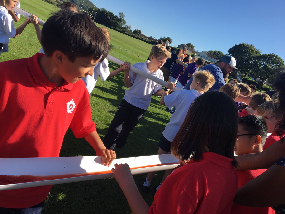 Thank you ⁦<a href="/goviloncentre/">Govilon</a>⁩ for such a glorious day #Year7 #teambuilding #gettingtoknowyou settling in our new pupils