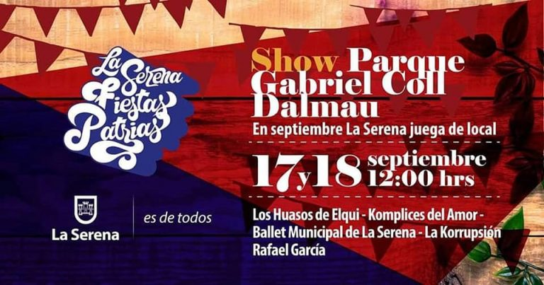 sernaturcoquimb's tweet photo. 🔴El #ParqueColl es un excelente lugar para pasar las #FiestasPatrias en #LaSerena este 17 y 18 de septiembre, incluyendo su buen show artístico. Disfruta (y cuida) este hermoso punto verde de la #RegiónDeCoquimbo #RegiónEstrella 🇨🇱🇨🇱🇨🇱 https://t.co/IcVYKxsFAc