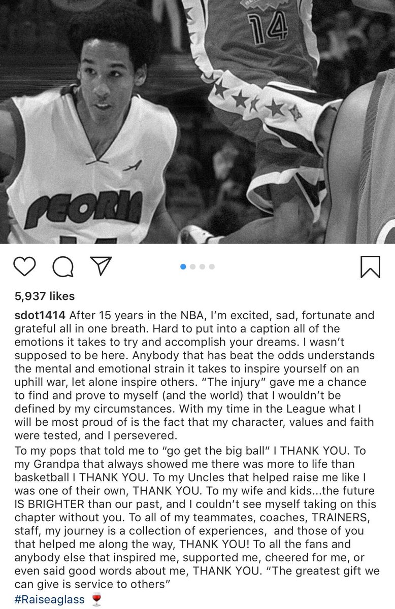 BR_NBA's tweet photo. Shaun Livingston announced his retirement after 15 years in the league

One of the greatest comeback stories of all-time https://t.co/cD9Hx3FMrk