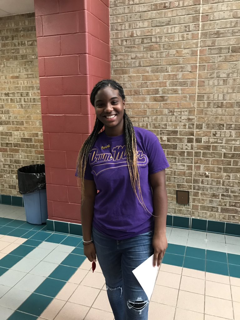 Yay Kaelin ! Senior Homecoming Court 😊#BelieveinLufkin