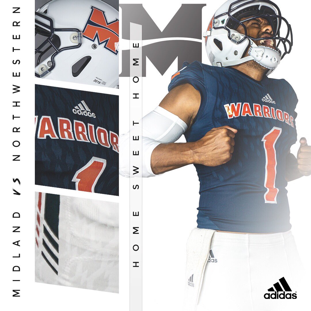 MidlandU_FB's tweet photo. Game 2 getup || #HomeSweetHome https://t.co/09G4T4G7uH