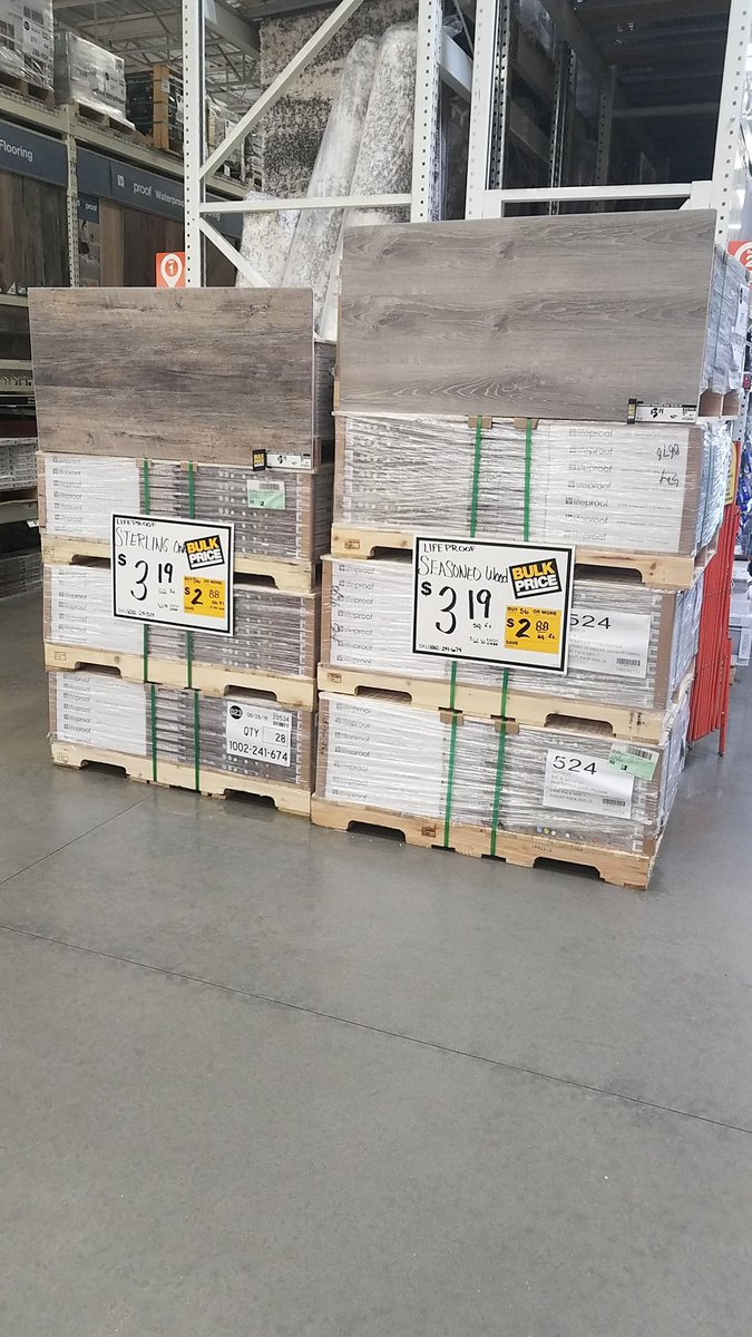 Bulk price life proof 
Awsome flooring