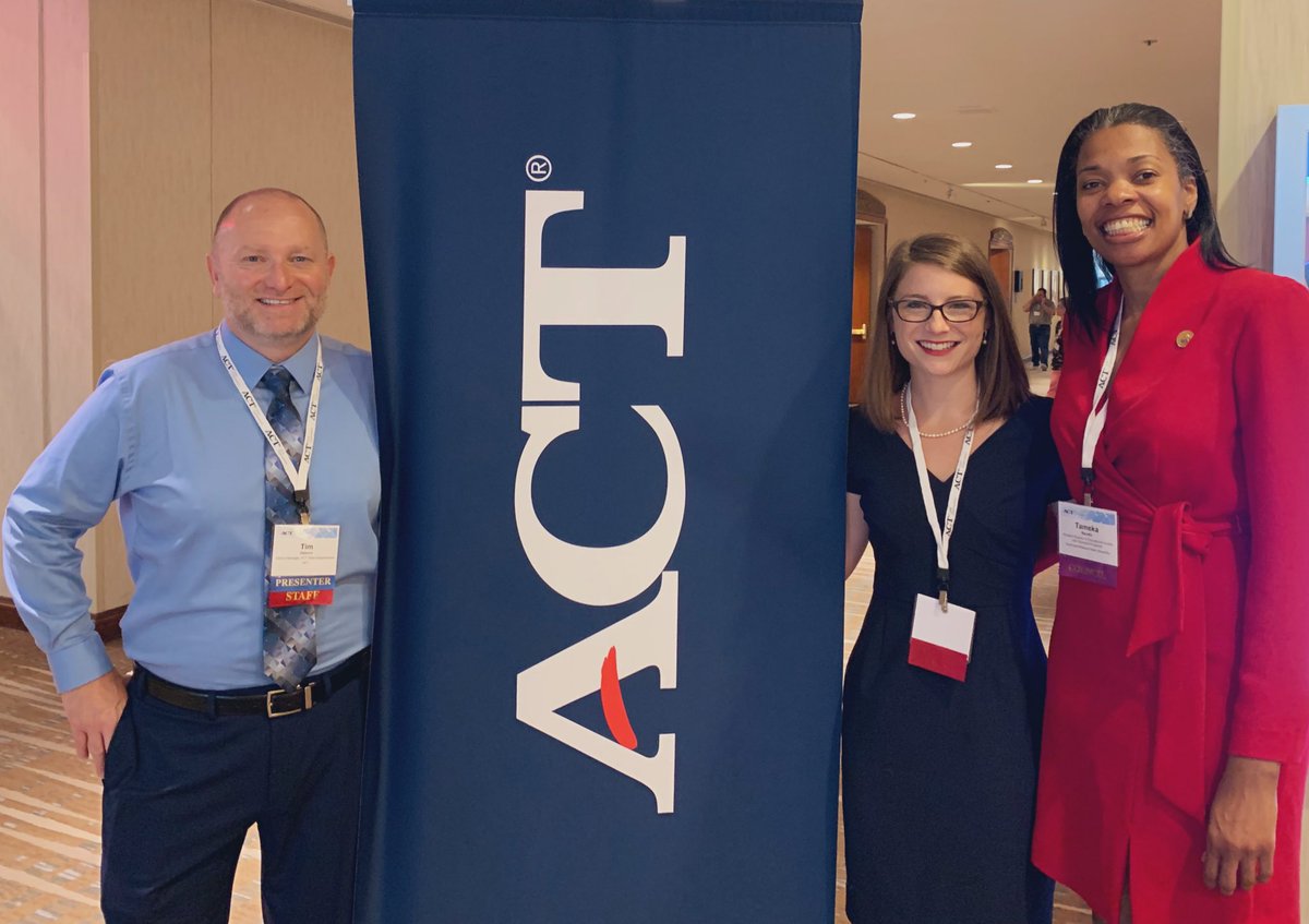 Savanah_Schott's tweet photo. Helping people achieve education and workplace success. That’s what we’re here for. @ACT #ACTStateOrgs #ksmoACT @WestinKC https://t.co/Bm8NPtLSkx