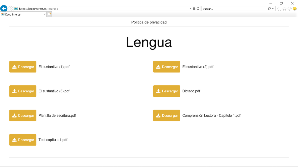 KeepInterest's tweet photo. Seguimos subiendo nuestros recursos a https://t.co/ClEGx3cQkl
Recordad que podéis descargarlos gratuitamente😉 https://t.co/ON67kfd8e9