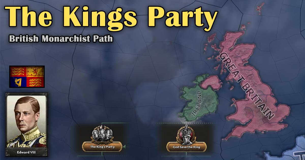 Hearts Of Iron على تويتر As The Uk One Of Your Political Options Is The Kings Party Which Involves Empowering King Edward Viii As A More Assertive Monarch Taking This Course Will