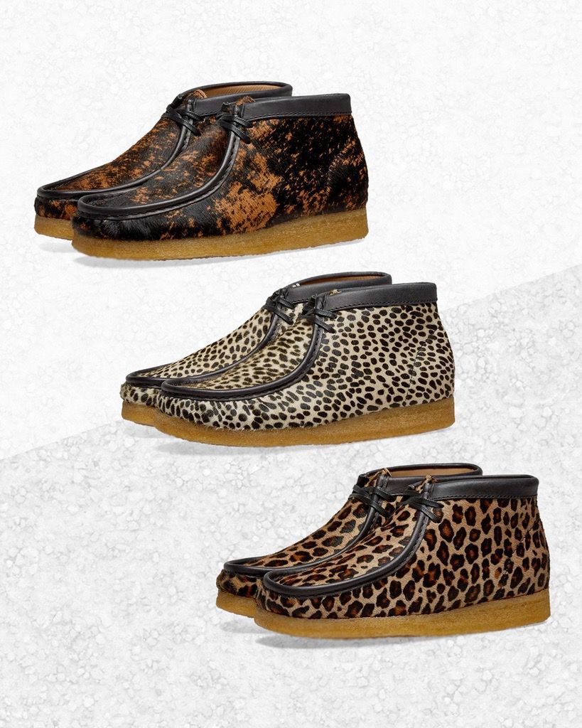 leopard print wallabees