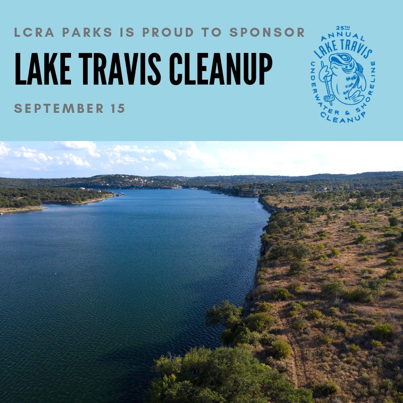LCRAParks's tweet photo. Come out on 9/15 and help clean the waterways we love so much! https://t.co/e1vtAtXopz #LakeTravisCleanup #TXColoradoRiver #LCRAparks https://t.co/lyqXM6xkJp