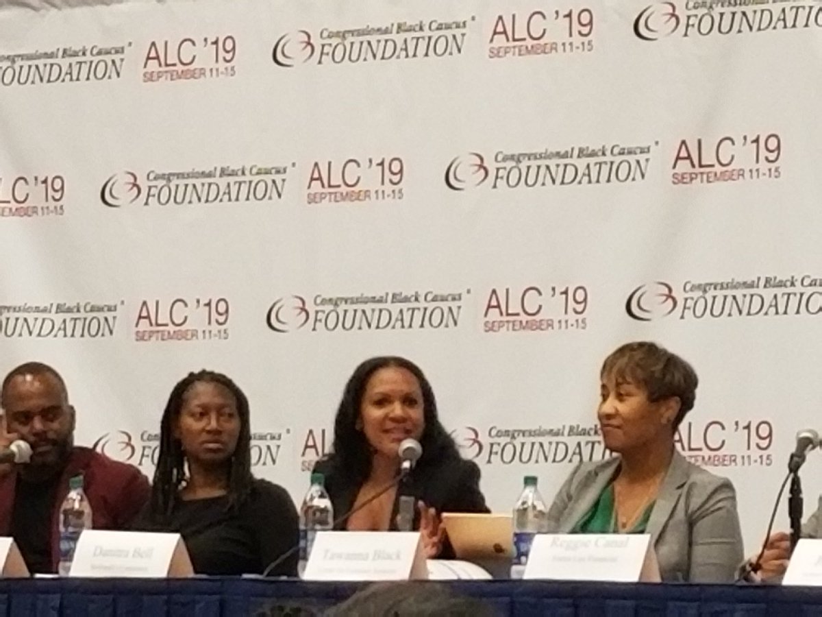 Danitra Bell owner of 5 #Baltimore  <a href="/McD_CharmCity/">Baltimore McDonald's</a> franchises was an inspiration to me for the goal of #intergenerationalwealth, but she also talked about how we glamorize hardships. To me she's right, so let's celebrate what we say we want for our own families. #CBCFALC19