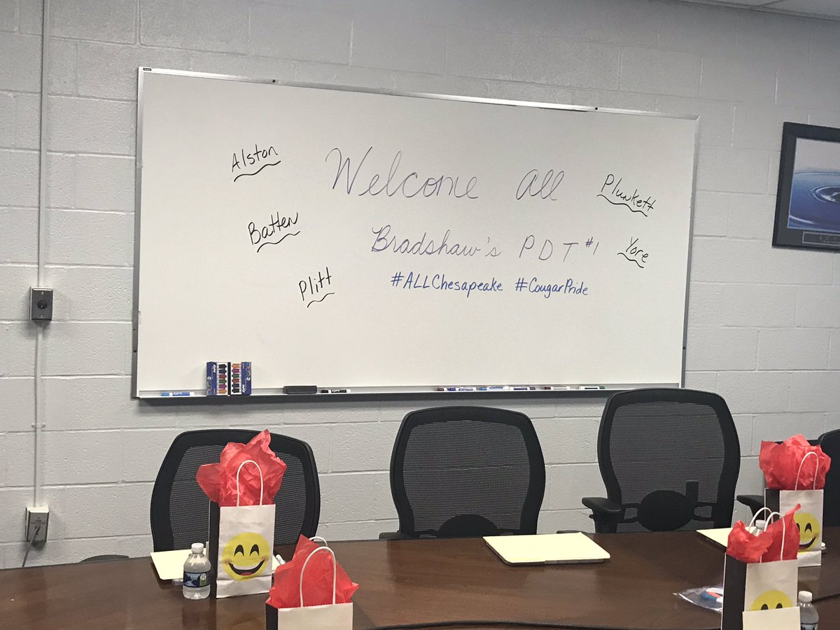 MelBradshaw9's tweet photo. What better way to spend a Friday afternoon than with such a caring, supportive, and knowledgeable team! #PDT #MyLifesavers #MINTtobe #AACPSAwesome #ALLChesapeake #CougarPride @trealston @jly223 @PlittVickie @michele_batten @roger_plunkett https://t.co/Dh6fi0yFvb