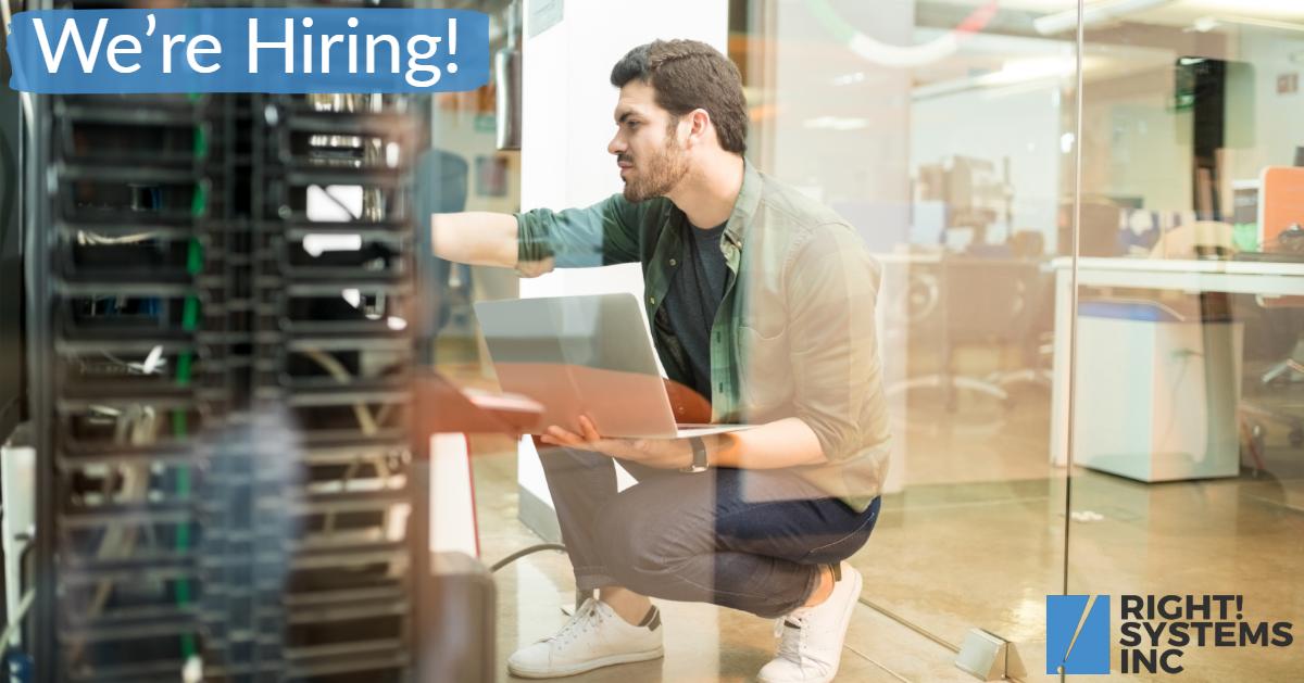 RightSystemsInc's tweet photo. Are you an Enterprise Engineer who is driven by critical thinking and workdays filled with unique projects? Because we're hiring! Apply for any of our open engineer positions and learn what it's like to work with us! https://t.co/b9PkkPjSyK #blogpost #applytoday #Engineers https://t.co/XYVhYxJ7KF