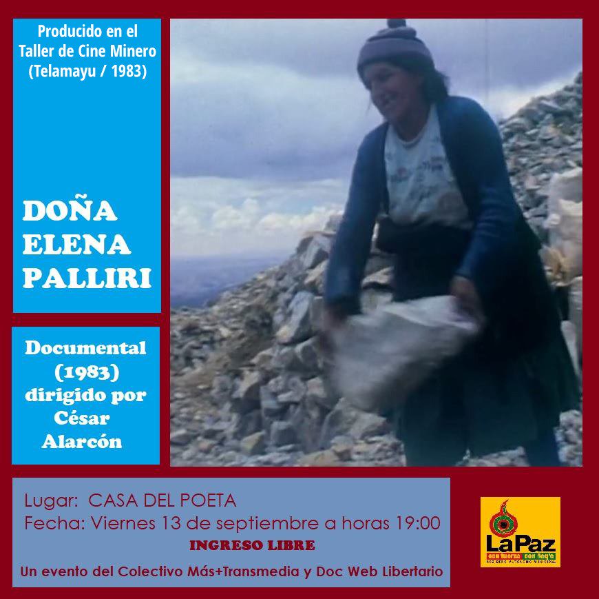 BoletinNh's tweet photo. Esta noche a horas 19:00 en la casa del poeta se expone el trabajo de Doña Elena Palliri que fue parte del Taller de Cine Minero en 1983. Quedan cordialmente invitados. https://t.co/xROM3jrKZZ